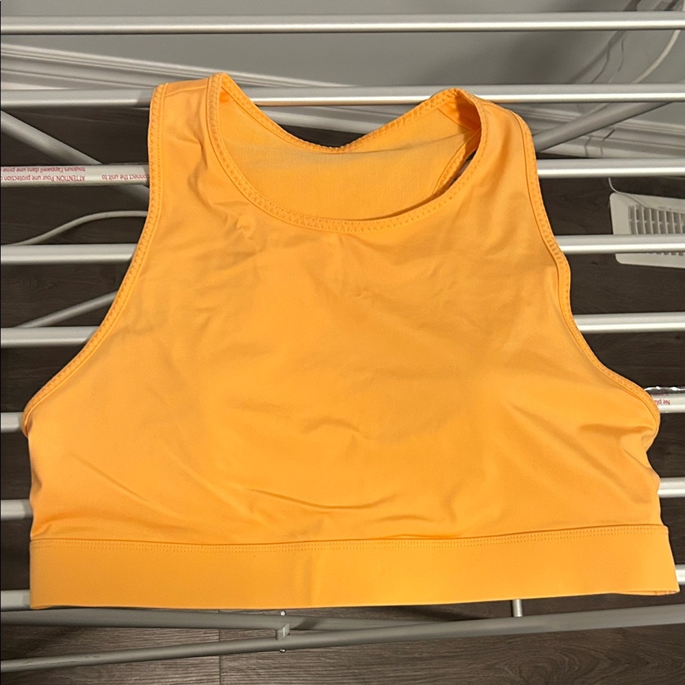 Vibrant Orange Sports Bra by Fabletics